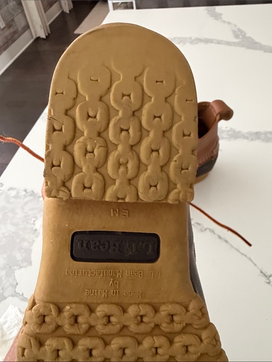 LL Bean duck boots unlined size EM - see description main image 9